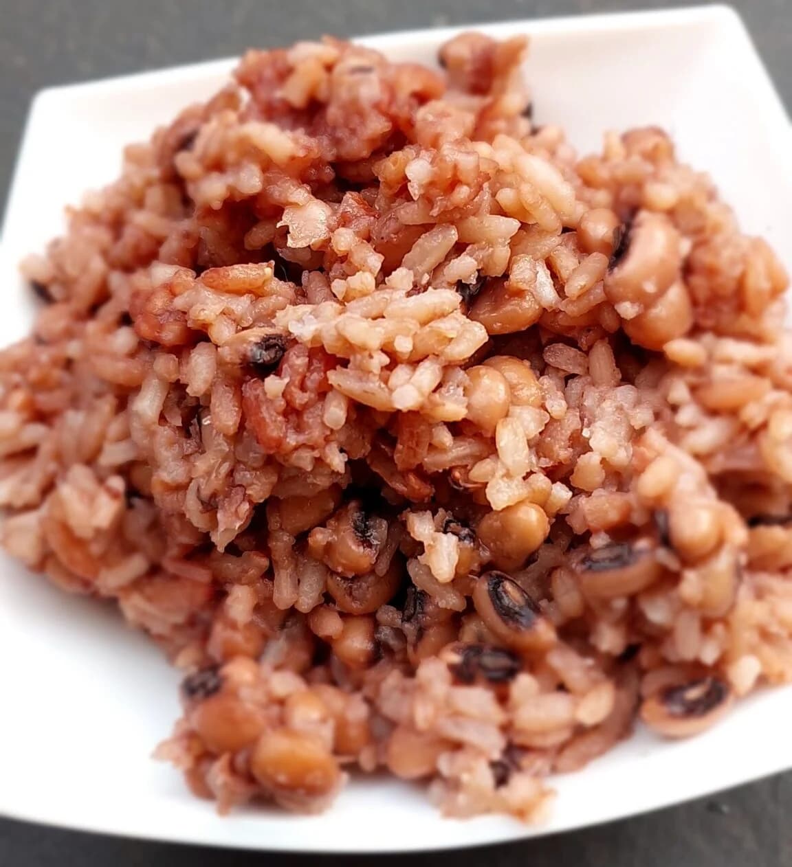 waakye with beef (combo)