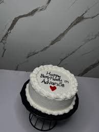 Size 6 whipping cream cake (single layer)