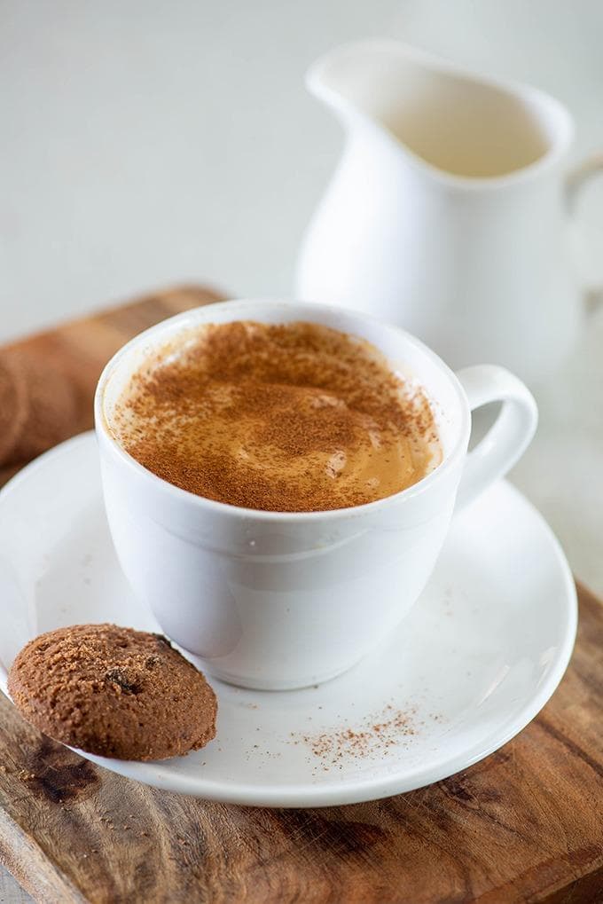 Cappuccino with sugar